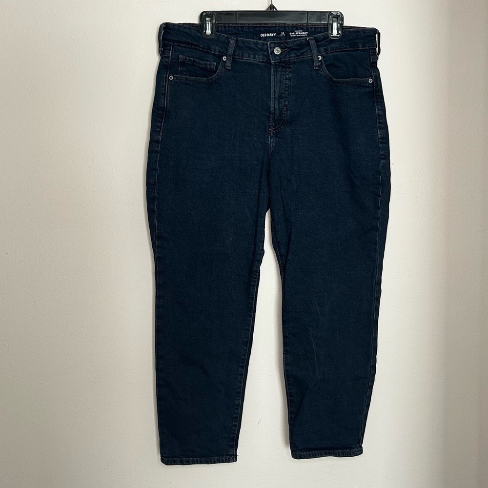 Old Navy Women's Size 14P Dark Blue Jeans